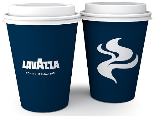 Cup Hot 16oz Lavazza Logo 1000ct.
