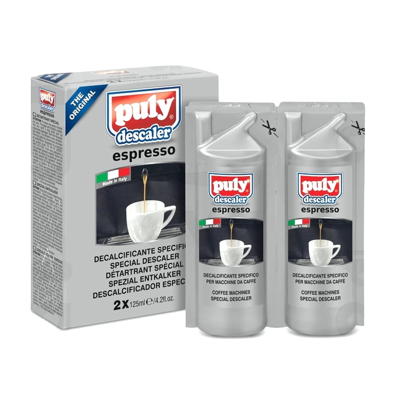 Descaler Liquid Espresso Machine Box 2X125ml Puly Caff