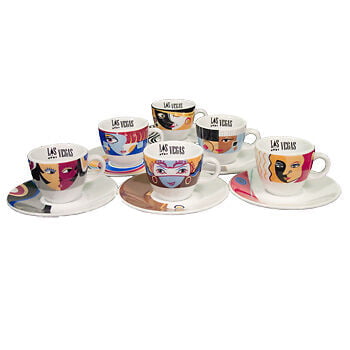 La Dolce Vita Espresso Cups - Set of 6 - Free Shipping